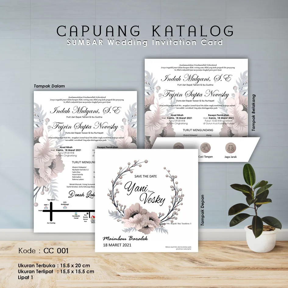 CC Card (Undangan Simpel Minimalis)